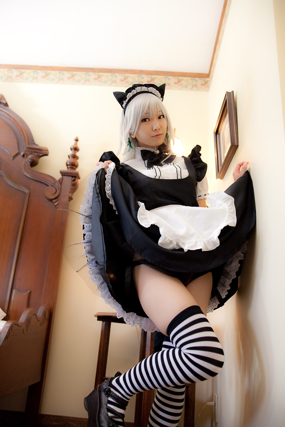 cosplay女佣扮相美女套图 c77 Sakuya Izayoi　(2)